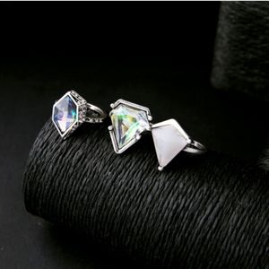 Crystal Decor Set of 3 Stacking Rings